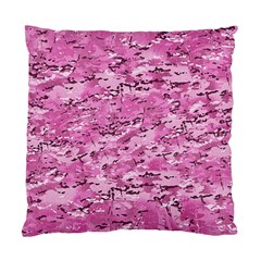 Pink Camouflage Army Military Girl Standard Cushion Case (two Sides) by snek