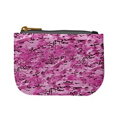 Pink Camouflage Army Military Girl Mini Coin Purse by snek