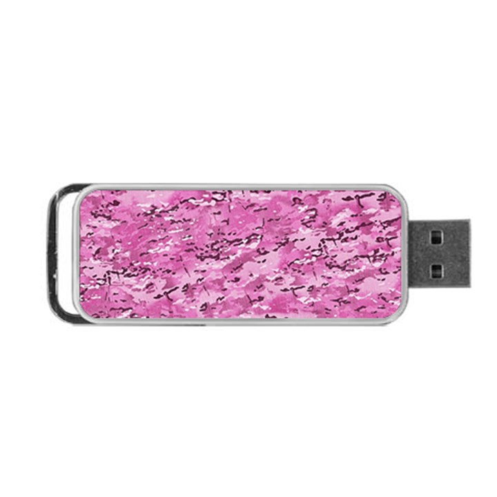 Pink Camouflage Army Military Girl Portable USB Flash (Two Sides)