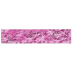 Pink Camouflage Army Military Girl Small Flano Scarf by snek