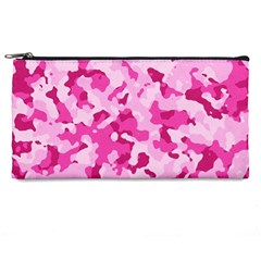 Standard Pink Camouflage Army Military Girl Funny Pattern Pencil Cases by snek