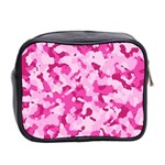 Standard Pink Camouflage Army Military Girl funny pattern Mini Toiletries Bag (Two Sides) Back