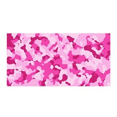 Standard Pink Camouflage Army Military Girl Funny Pattern Satin Wrap by snek