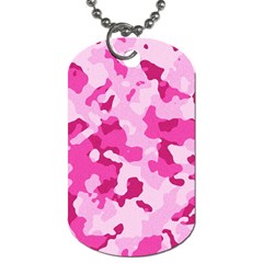 Standard Pink Camouflage Army Military Girl Dog Tag (one Side) by snek