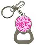 Standard Pink Camouflage Army Military Girl Bottle Opener Key Chains Front