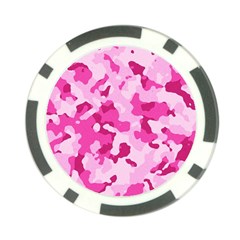 Standard Pink Camouflage Army Military Girl Poker Chip Card Guard by snek