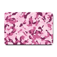 Standard Violet Pink Camouflage Army Military Girl Small Doormat  by snek