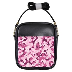 Standard Violet Pink Camouflage Army Military Girl Girls Sling Bag by snek