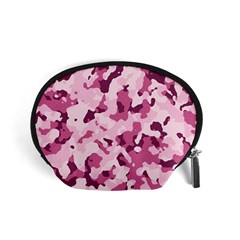 Standard Violet Pink Camouflage Army Military Girl Accessory Pouch (small) by snek