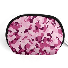 Standard Violet Pink Camouflage Army Military Girl Accessory Pouch (medium) by snek