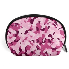 Standard Violet Pink Camouflage Army Military Girl Accessory Pouch (large) by snek