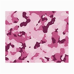 Standard Violet Pink Camouflage Army Military Girl Small Glasses Cloth (2-side) by snek