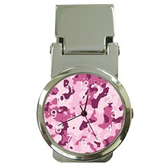 Standard Violet Pink Camouflage Army Military Girl Money Clip Watches by snek