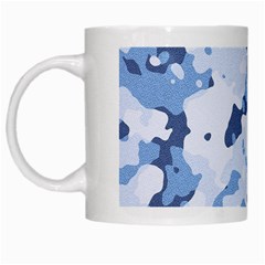 Standard Light Blue Camouflage Army Military White Mugs by snek