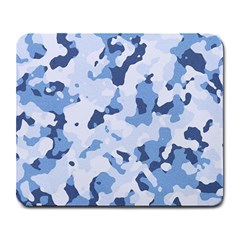 Standard Light Blue Camouflage Army Military Large Mousepads by snek