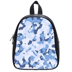 Standard Light Blue Camouflage Army Military School Bag (small) by snek