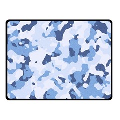 Standard Light Blue Camouflage Army Military Fleece Blanket (small) by snek