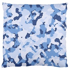 Standard Light Blue Camouflage Army Military Standard Flano Cushion Case (one Side) by snek