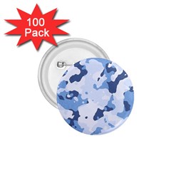 Standard Light Blue Camouflage Army Military 1 75  Buttons (100 Pack)  by snek