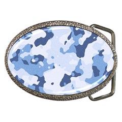 Standard Light Blue Camouflage Army Military Belt Buckles by snek