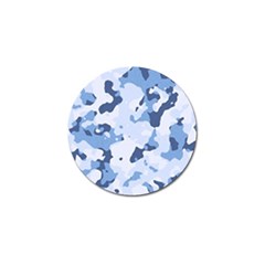 Standard Light Blue Camouflage Army Military Golf Ball Marker (4 Pack) by snek