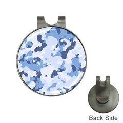 Standard Light Blue Camouflage Army Military Hat Clips With Golf Markers by snek