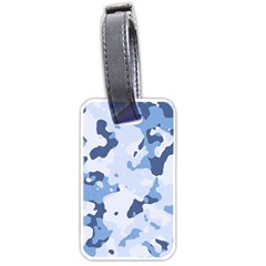 Standard Light Blue Camouflage Army Military Luggage Tags (one Side)  by snek