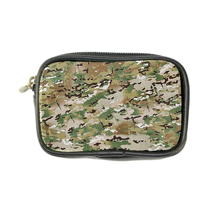 Wood camouflage military army green khaki pattern Coin Purse