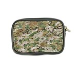 Wood camouflage military army green khaki pattern Coin Purse Back