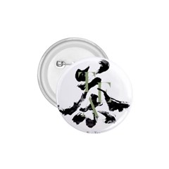 Tea Calligraphy 1 75  Buttons by EMWdesign