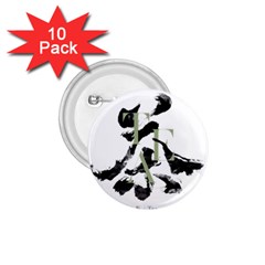 Tea Calligraphy 1 75  Buttons (10 Pack) by EMWdesign