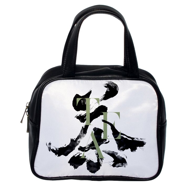 Tea Calligraphy Classic Handbag (One Side)