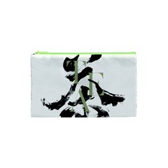 Tea Calligraphy Cosmetic Bag (xs) by EMWdesign