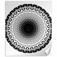 Mandala Calming Coloring Page Canvas 8  X 10  by Pakrebo