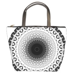 Mandala Calming Coloring Page Bucket Bag by Pakrebo