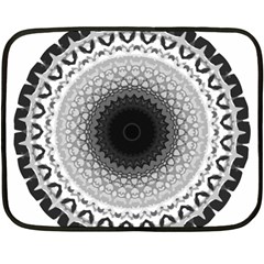 Mandala Calming Coloring Page Fleece Blanket (mini) by Pakrebo