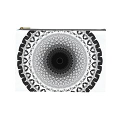 Mandala Calming Coloring Page Cosmetic Bag (large) by Pakrebo