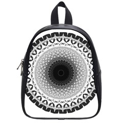 Mandala Calming Coloring Page School Bag (small) by Pakrebo