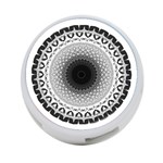 Mandala Calming Coloring Page 4-Port USB Hub (One Side) Front