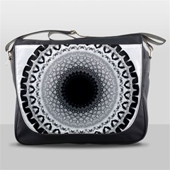 Mandala Calming Coloring Page Messenger Bag by Pakrebo