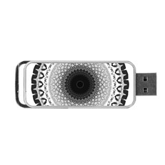 Mandala Calming Coloring Page Portable Usb Flash (one Side) by Pakrebo