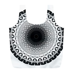 Mandala Calming Coloring Page Full Print Recycle Bag (l) by Pakrebo