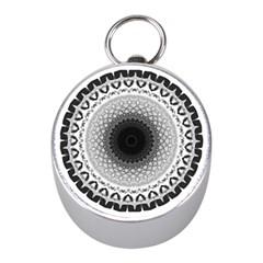 Mandala Calming Coloring Page Mini Silver Compasses by Pakrebo