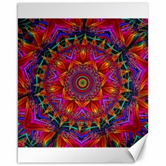 Kaleidoscope Pattern Ornament Canvas 16  X 20  by Pakrebo