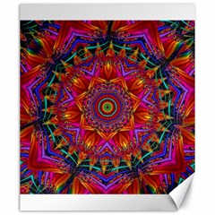 Kaleidoscope Pattern Ornament Canvas 20  X 24  by Pakrebo