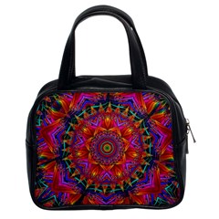 Kaleidoscope Pattern Ornament Classic Handbag (two Sides) by Pakrebo