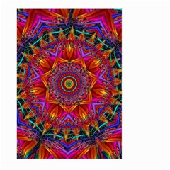 Kaleidoscope Pattern Ornament Large Garden Flag (two Sides) by Pakrebo