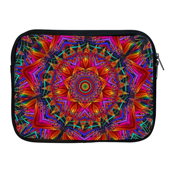 Kaleidoscope Pattern Ornament Apple iPad 2/3/4 Zipper Cases