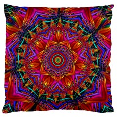 Kaleidoscope Pattern Ornament Standard Flano Cushion Case (two Sides) by Pakrebo