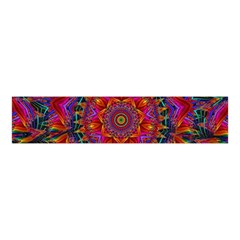 Kaleidoscope Pattern Ornament Velvet Scrunchie by Pakrebo